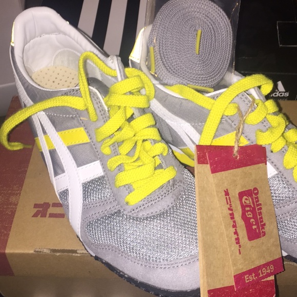 asics yellow sneakers